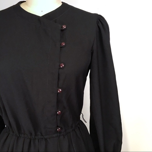 Vintage Long Sleeve Midi Prairie Dress - Picture 5 of 7
